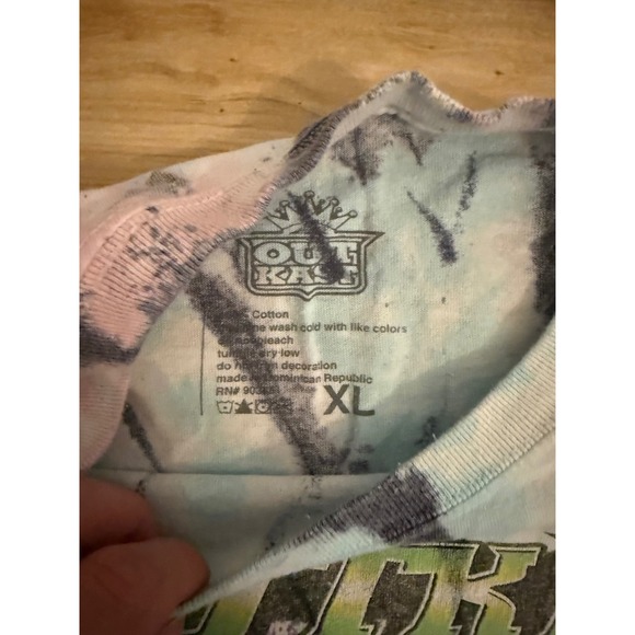 Outkast Tie Dye Graphic T-Shirt Mens XL Black Andre 3000 Big Boi Hip Hop - Picture 4 of 6